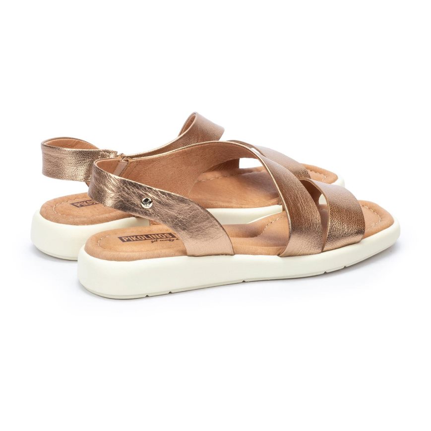 Women's Pikolinos CALELLA Sandals Gold | NZ JA95832